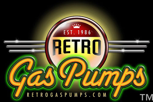 Retro Gas Pumps Logo